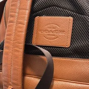 Coach | Bags | Coach Brown Leather Backpack With Classic  display picture 3